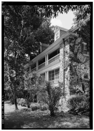 Fielding's residence, 28 West Walnut Lane, "The Barn," Germantown