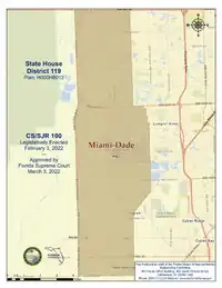 Map of the district