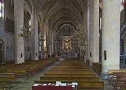 Interior of the church