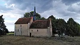 The church of Saint-Ursin, in Serruelles