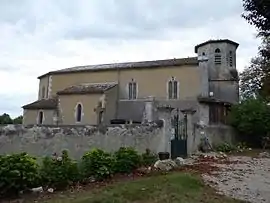 The church of Saint Blandine in Castet-Arrouy