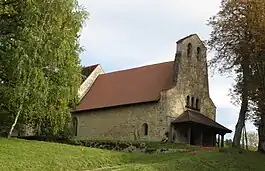 The church of Saint-Pierre at Curtilles