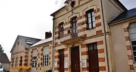 The town hall in Mornay-Berry