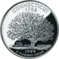 Connecticut quarter dollar coin