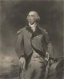 A painting of Major General Charles Grey.