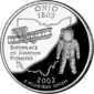 Ohio quarter dollar coin