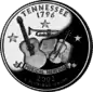 Tennessee quarter dollar coin