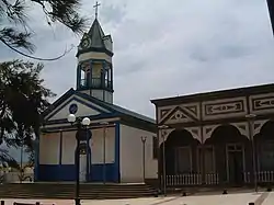 Chañaral square and church