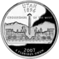 Utah quarter dollar coin