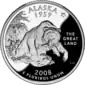 Alaska quarter dollar coin