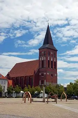 The church of St. Mary in Pasewalk