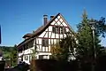 Timber framing house at Henggart