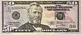 Ulysses S. Grant is on the front of the $50 bill