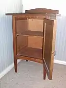 Traditional nightstand with space for a chamber pot