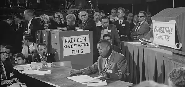 Members of the MFDP at the 1964 Democratic National Convention (DNC)