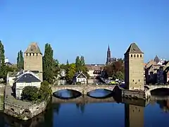 Covered Bridge at Strasbourg.