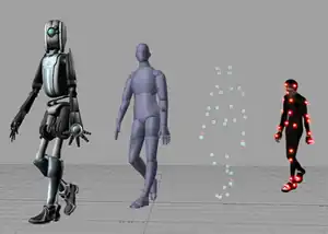 Example of Computer animation produced using Motion capture