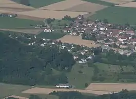 Aerial view of Penthalaz