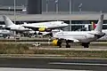 Two Vueling planes in 2011