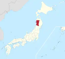 Akita Prefecture in Japan