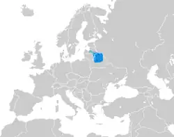 Location of Polotsk