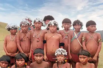 Yanomami children, Amazonas State, Venezuela