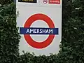 Amersham Station Platform Roundel