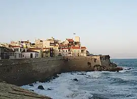 View of Antibes by the Mediterranean