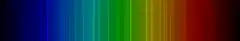 Color lines in a spectral range