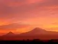 Ararat at sunset