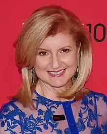 Huffington at the 2012 Time 100 gala