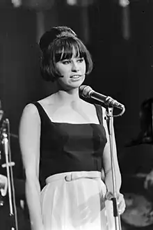 Astrud Gilberto performing in Amsterdam, 1966