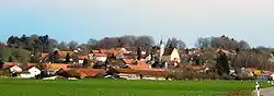 Panorama view of the municipal part of Aufkirch