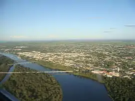 Bundaberg and the Burnett river