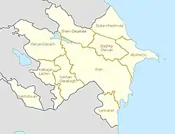 Yukhari-Karabakh economic region in Azerbaijan