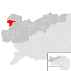 Location within Liezen district