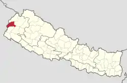 Location of Baitadi District