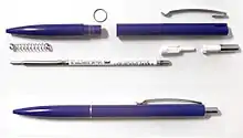 A ballpoint pen