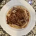 Barbecue spaghetti