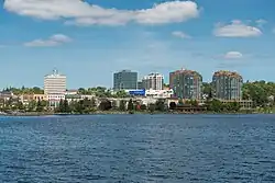 Downtown Barrie from Kempenfelt Bay