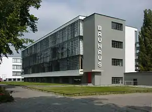 main building of the Bauhaus in Dessau (2003)