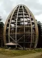 Baumwipfelpfad Neuschönau — wooden tower profile.