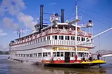 The Belle of Louisville is a very old steamboat