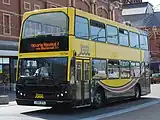 East Lancs Myllenium Lowlander-bodied DAF DB250LF in May 2013.