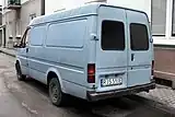 Ford Transit rear (before improvements)