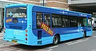 Bluestar Myllennium bodied Dennis Dart SLF in Southampton in November 2008