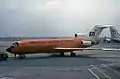 A Braniff Boeing 727 at O'Hare International Airport