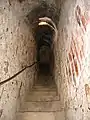 The secret passage inside the castle. It connects the first floor to the third floor