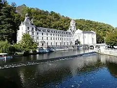 The Dronne and the abbey of Brantôme