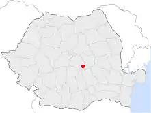 Location of Brașov